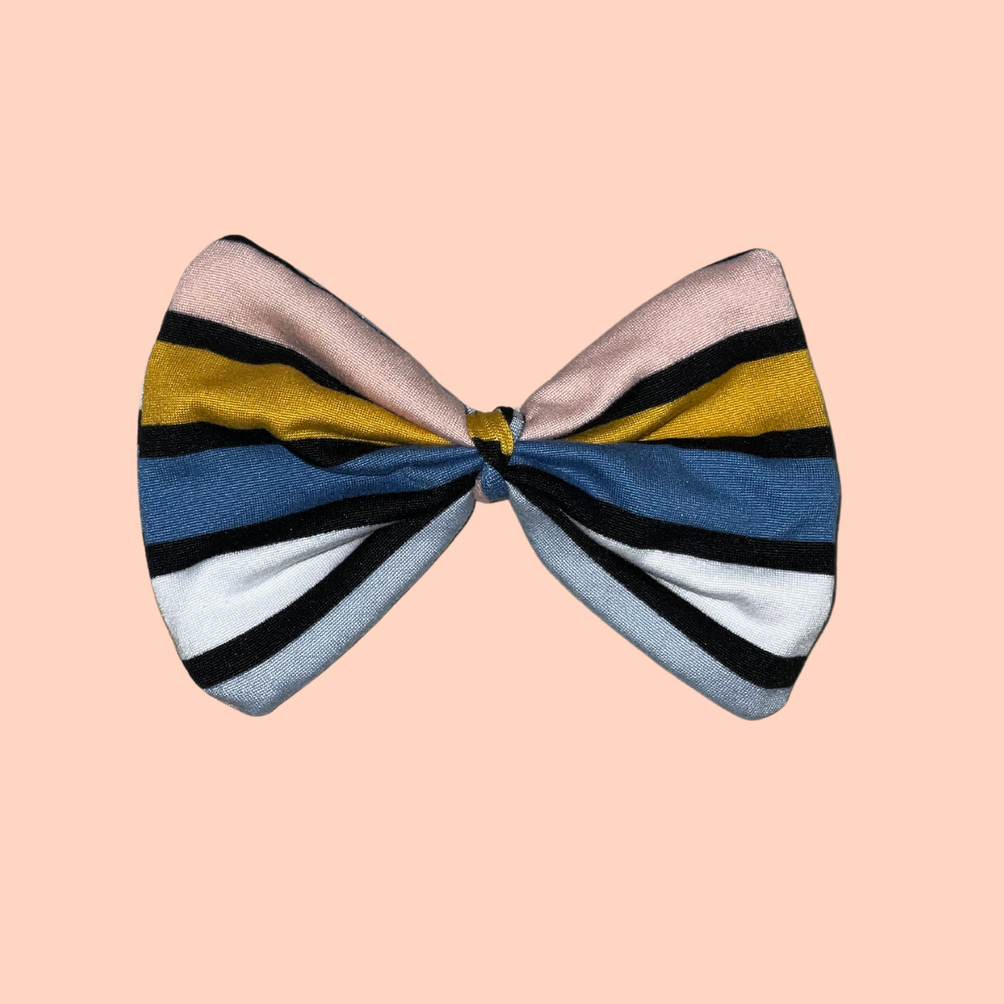 Colorful striped Bow