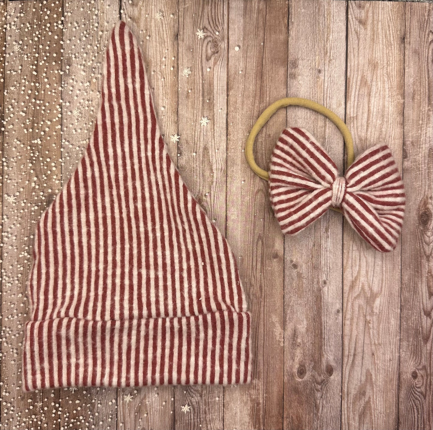 Candy cane sweater Headband